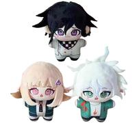 Zhongkaihua Nagito Komaeda - Figura de peluche Nanami Chiaki/Kokichi Oma con colgante de peluche suave para llavero, bolsa, mochila, decoración, 10 cm