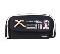 Zhongkaihua Nakahara Chuuya/Dazai Osamu - Estuche de lona con cremallera para bolígrafos de anime, gran capacidad, doble compartimento, organizador de papelería, regalo para estudiantes, Tipo 25