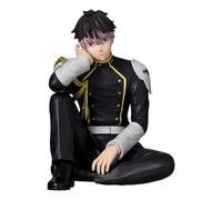 Zhongkaihua Narumi Gen Figura de acción sentada Narumi Gen Figura de acción Uniforme de batalla 15 cm Modelo de PVC Estatua Decoración de escritorio Decoración Adorno Regalo de cumpleaños para fans