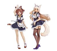 Zhongkaihua NEKOPARA Figura Azuki de coco - 20 cm Maid Catgirl Figura de acción Anime Periferia Pvc Estatua Hogar Caja de Computadora Decoración Regalo para Fan