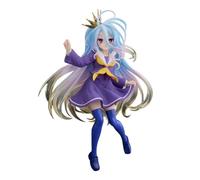 Zhongkaihua No Game No Life Figure Shiro Cute Anime Girl Figuritas Estatua 18 cm Posición de Pie Modelo Adornos