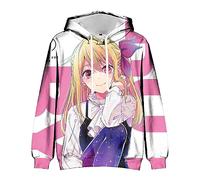 Zhongkaihua Oshi no Ko Hoshino Ai Hoshino Rubi Anime Digital Sudadera con Capucha - Adulto Adolescente Anime Sudadera con Bolsillo Cálido Regalo para Boys Chicas Estudiantes Amantes, Type-05, XS