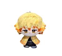 Zhongkaihua Rengoku/Nezuko/Tanjiro/Sanemi/Mitsuri - Figuras de animé de peluche de peluche con bonito colgante para mochila, llavero, ocasiones, decoración, 12 cm