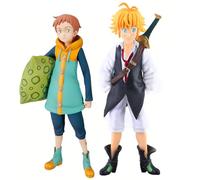 Zhongkaihua Seven Deadly Sins - Juego de figuras de King/Ban/Meliodas, figuras de acción de siete pecados capitales, estatua de anime, modelo de adorno, colección de decoraciones navideñas