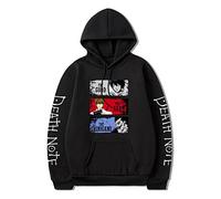 Zhongkaihua Sudadera con capucha The Death Note con capucha en 3D, con estampado de anime, para niños y adultos, Tipo 1, M