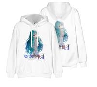Zhongkaihua Sudadera con capucha unisex de anime Tokyo Ghoul Kaneki Ken/Kamishiro Rize/Juzo Suzuya Tokyo Ghoul Merch Merch - Sudadera de manga larga fina para regalo