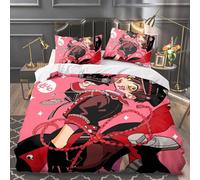 Zhongkaihua Toilet-Bound Hanako-kun Merch - Juego de ropa de cama de 3 piezas, tamaño individual, doble, king, decorativo, funda de edredón y funda de almohada, regalo