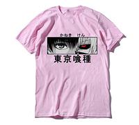 Zhongkaihua Tokyo Ghoul - Camiseta para hombre, diseño de anime Kaneki Ken con impresión 3D, cuello redondo, unisex, para parejas adolescentes, D, S