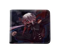 Zhongkaihua Tokyo Ghoul - Cartera de anime plegable con personajes de dibujos animados a la moda, monedero de sección corta, Tipo 7, 11.5*9.5*2cm