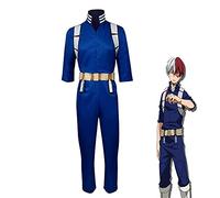 Zhongkaihua Traje de cosplay para hombres Todoroki Shouto/Izuku Midoriya Uniforme de traje HMA Traje de Halloween Traje unisex de batalla Conjunto completo de uniformes para traje elegante, S