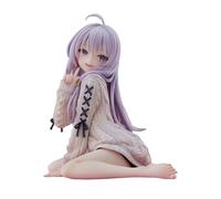 Zhongkaihua Wandering Witch: The Journey of Elaina Figura Jumper Dress Edition Sitting Anime Girl Figura Figura de PVC Modelo Estatua Adornos 15CM