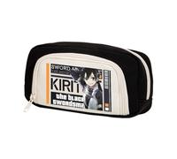 Zhongkaihua Yuuki Asuna/Kirigaya Kazuto - Estuche para lápices con impresión de anime de gran capacidad, organizador de papelería para estudiantes, bolsa para bolígrafos, regalo de papelería, tipo 2