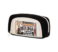 Zhongkaihua Yuuki Asuna/Kirigaya Kazuto - Estuche para lápices con impresión de anime de gran capacidad, organizador de papelería para estudiantes, bolsa para bolígrafos, regalo de papelería, tipo 1