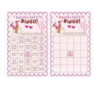 zhongko Juego de bingo de despedida de soltera con 24 jugadores, juegos de despedida de soltera para adultos, juegos de despedida de soltera, juegos de compromiso para adultos