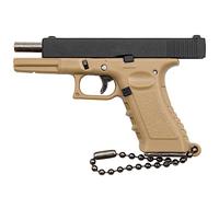 Zhongren G-17 Tactical Mini Pistola Keychain 1:3 Metal Gun Shape Keychain con Parti mobili Realistico Gun Model Collection Pendant Bag Charm per gli uomini Army Fan Gift