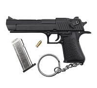 Zhongren Tactical Mini Llavero Gun 1: 3 Metal Pistola Forma Llavero Modelo Arma Realista Colección Colgante Bolsa Encanto para Hombres Ejército Fan Regalo