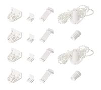Zhongtou 2 Juegos Repuestos para Estores Mecanismo Estor Enrollable Accesorios para Cortinas y Persianas Kit de Reparación de Persianas de 17 mm, para Estores Enrollable (Blanco)