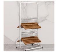 ZHONGXIN.HUIYIN Soporte de Almacenamiento para Perchas de Ropa, apilador Organizador de Perchas para Tiendas minoristas, Soporte de Metal para Ahorro de Espacio
