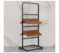 ZHONGXIN.HUIYIN Soporte de Almacenamiento para Perchas de Ropa, apilador Organizador de Perchas para Tiendas minoristas, Soporte de Metal para Ahorro de Espacio