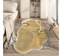 ZHONGZD Alfombras De Área - Alfombra De Cachemira Artificial Alfombra En Forma De Nube Alfombra Irregular Lavable Suave Y Simple con Respaldo Antideslizante para Un Cuidado Fácil