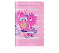 ZHONYEE Carteras de lona con bloqueo RFID de dibujos animados para niños, bonitas carteras de lona para deportes al aire libre con adhesivo mágico y bolsillo con cremallera, Pájaros