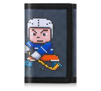 ZHONYEE Carteras geniales para adolescentes para niños y niñas con cremallera y ranura para tarjetas, lona triple RFID para exteriores, diseño encantador adhesivo mágico para 12 a 16 años, Deportista