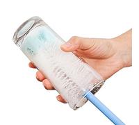 ZHOUBA Mango largo de la botella de la taza de esponja cepillo tubo de vidrio retráctil limpiador de cocina herramienta de limpieza de color aleatorio