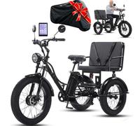 ZhouBSM Bicicleta Eléctrica De 3 Ruedas De 24 Pulgadas A1