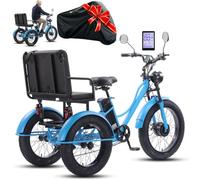 ZhouBSM Bicicleta Eléctrica De 3 Ruedas De 24 Pulgadas C1