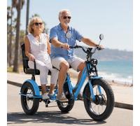 ZhouBSM Bicicleta Eléctrica De 3 Ruedas Y 24 Pulgadas A