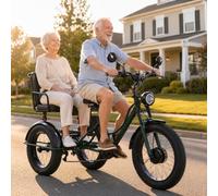 ZhouBSM Bicicleta Eléctrica De 3 Ruedas Y 24 Pulgadas B