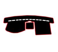 ZHOUFUDA Alfombrillas Protectoras para Salpicadero de Coche para Volkswagen VW Touran 2003-2016, Cubierta para Tablero Instrumentos Alfombrilla Antideslizante Autopartes,Red