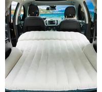 ZHOUFUDA Colchón de Aire para Coche para City 2008-2014, Cama de Aire Portátil para Viajes Coche Colchón de Coche Inflable con Bomba de Aire para Maletero,A-White