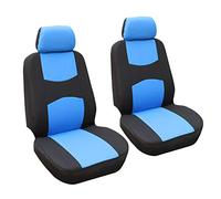 ZHOUFUDA Fundas Asientos Coche Delanteros de Poliéster para Audi Q7 Q2 Q2 Sport, Fundas Asientos Furgonetas y Camiones Accesorios para el Interior del Automóvil,A Blue