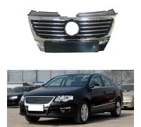 ZHOUFUDA Parrilla Central del Parachoques Delantero del Coche para VW Passat B6 Sedan 2005-2011, Rejilla del Radiador Parachoques Delantero para Coche,A
