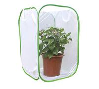 ZHOUJIE Recinto Profesional de Jaula de hábitat de Mariposas, terrario de Jaula de Malla Plegable emergente para orugas, Insecto Palo, Blanco