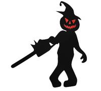 ZHOUSUFEN Juego de calcomanías de pared de fieltro para puerta y ventana, diseño de brujas de murciélago de Halloween