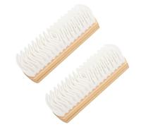 ZhouWei 2 Piezas Cepillo Ante, Cepillo Zapatos Ante Multifuncional de Calidad Shoe Brush de Crepé Suave y Lavable, para Limpiar Nobuk o Terciopelo Gamuza Eliminar la Suciedad