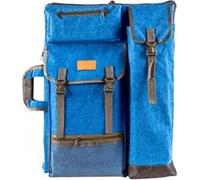 ZHOUXYFDC Bolsa Portafolio De Arte Mochila de Lona for portafolios de Arte (Grande, 66 x 49 cm)(Blue)