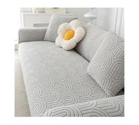 ZHOUXYFDC Funda para Sofá Funda de sofá antiarañazos de Gato, Universal, Antideslizante, for Sala de Estar, de Tela Gruesa de Jacquard y Afelpada.(Grey,M 2Seater 145-185CM)