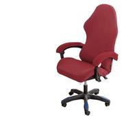 ZHOUXYFDC Funda Silla Escritorio Funda for Silla de Videojuegos, Funda for sillón de Lana Polar, Antideslizante, de Elasticidad, a Prueba de Polvo, 1 Juego(Red)