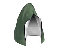 ZHOUXYFDC Funda Sillas Jardin Funda for Silla Colgante de Patio, Impermeable, Resistente al Viento, con Cierre de Cremallera y Asiento Individual o Doble de Mimbre for Exteriores.(Green,115x190CM)