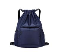 ZHOUXYFDC Mochila Cuerdas 1 mochila con cordón for gimnasio, baloncesto, entrenamiento(Dark Blue)