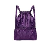 ZHOUXYFDC Mochila Cuerdas Bolsa con cordón floral, impermeable, de poliéster, plegable, ligera, portátil, for compras(Color-02)