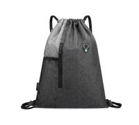 ZHOUXYFDC Mochila Cuerdas Mochila ligera con cordón, informal, unisex, con cuerda, deportiva, for la escuela, de viaje y for la playa.(A-Gray)