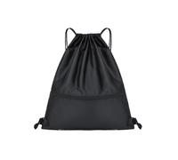 ZHOUXYFDC Mochila Cuerdas Mochila plegable con cordón, ligera y sencilla, ideal for deportes, unisex.(Black)