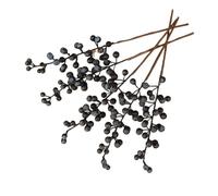 ZHOUXYFDC Tallos Artificiales Bayas Rojas Foam Artificial Berry Branch Bouquet Flowers Garland Accessories Blue Berries Stems Fake Plants for Home Christmas Decoration(C-blue-10pcs)