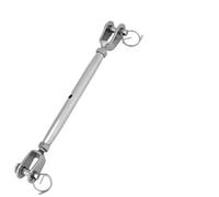 ZHOUXYFDC Tensor Cuerda Tendedero 2 uds Tensor de Acero Inoxidable 304 M5/M6/M8/M10/M12/M14/M16 Tensor for Cable Marino barandilla Cuerpo velero Aparejo Hardware(M16)