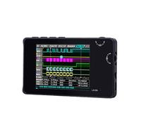ZHOUYQX Analizadores lógicos Digitales de 4 Canales, frecuencia de muestreo de 100 Msa/s, portátil, Pantalla de 2,8 Pulgadas, batería integrada.