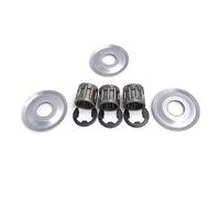 ZHOUYQX Cojinete de Agujas con Clip de arandela para MS170, MS180, MS210, MS230, MS250, MS 210, 230, 250, 017, 018, 021, 023, 025, Piezas de Motosierra, Colores Mezclados